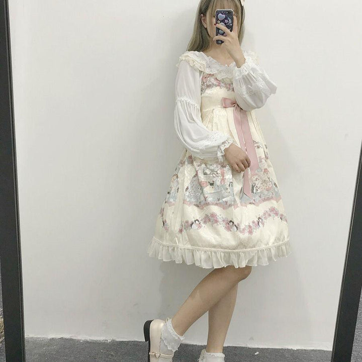 Small high waist j lolita dress - MRSLM