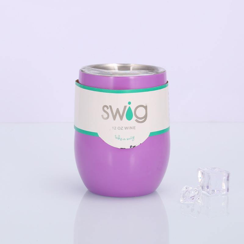 Swig eggshell cup 12oz stainless steel wine mug - MRSLM