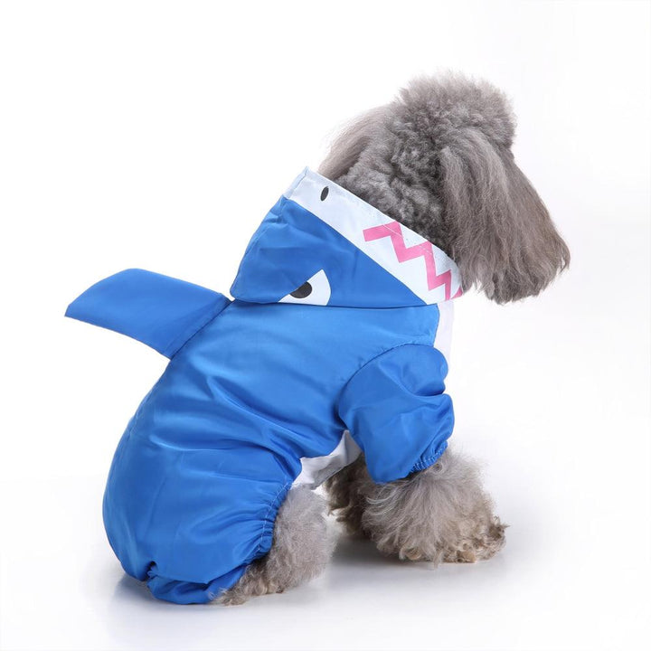 Dog Raincoat Rainsuit Waterproof Dog Puppy Jacket Coat Pet Rainwear Clothes for Small Dog - MRSLM