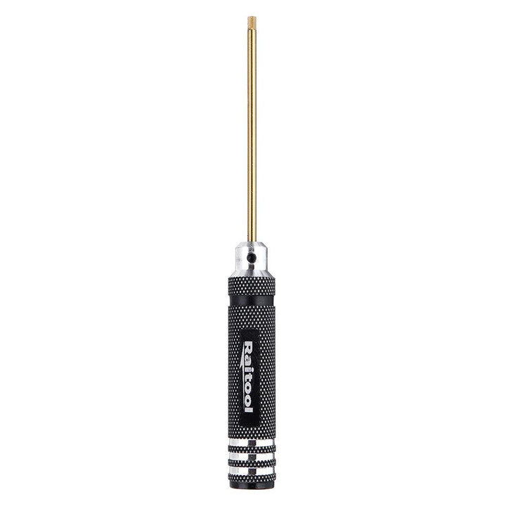 Raitool 1.5/2.0/2.5/3.0MM Hex Screwdriver 4Pcs Titanium Plating Screwdriver Hexagonal Screw Driver Repair Tool - MRSLM