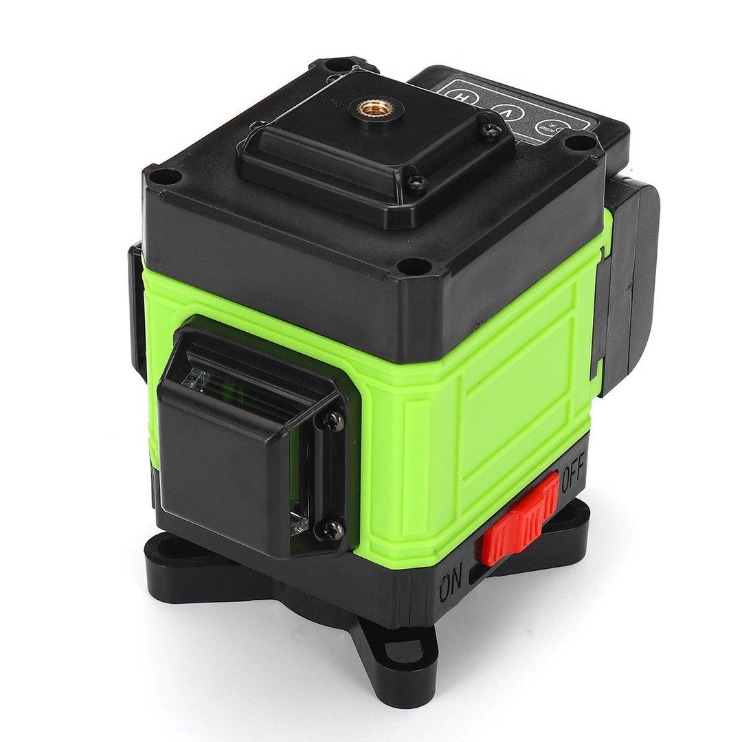 12/16 Line Green Light Laser Level Digital Self Leveling 360° Rotary Measure Tool - MRSLM