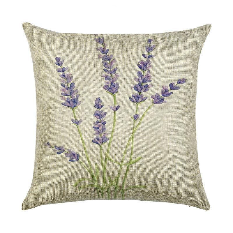 Honana 45x45cm Home Decoration Flowers and Plants Design Patterns Cotton Linen Pillow case - MRSLM