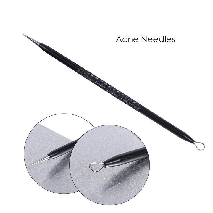 6Pcs Acne Needle To Blackhead Acne Remover Nail Jewelry Tweezers Clip Tool Set - MRSLM