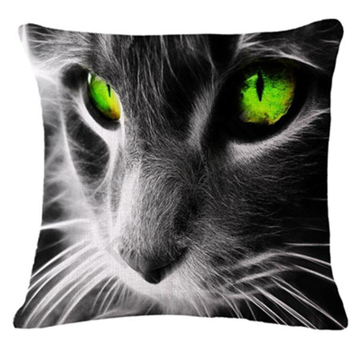 Honana 45x45cm Home Decoration 3D Animals Fluorescence 6 Optional Patterns Cotton Linen Pillowcases Sofa Cushion Cover - MRSLM