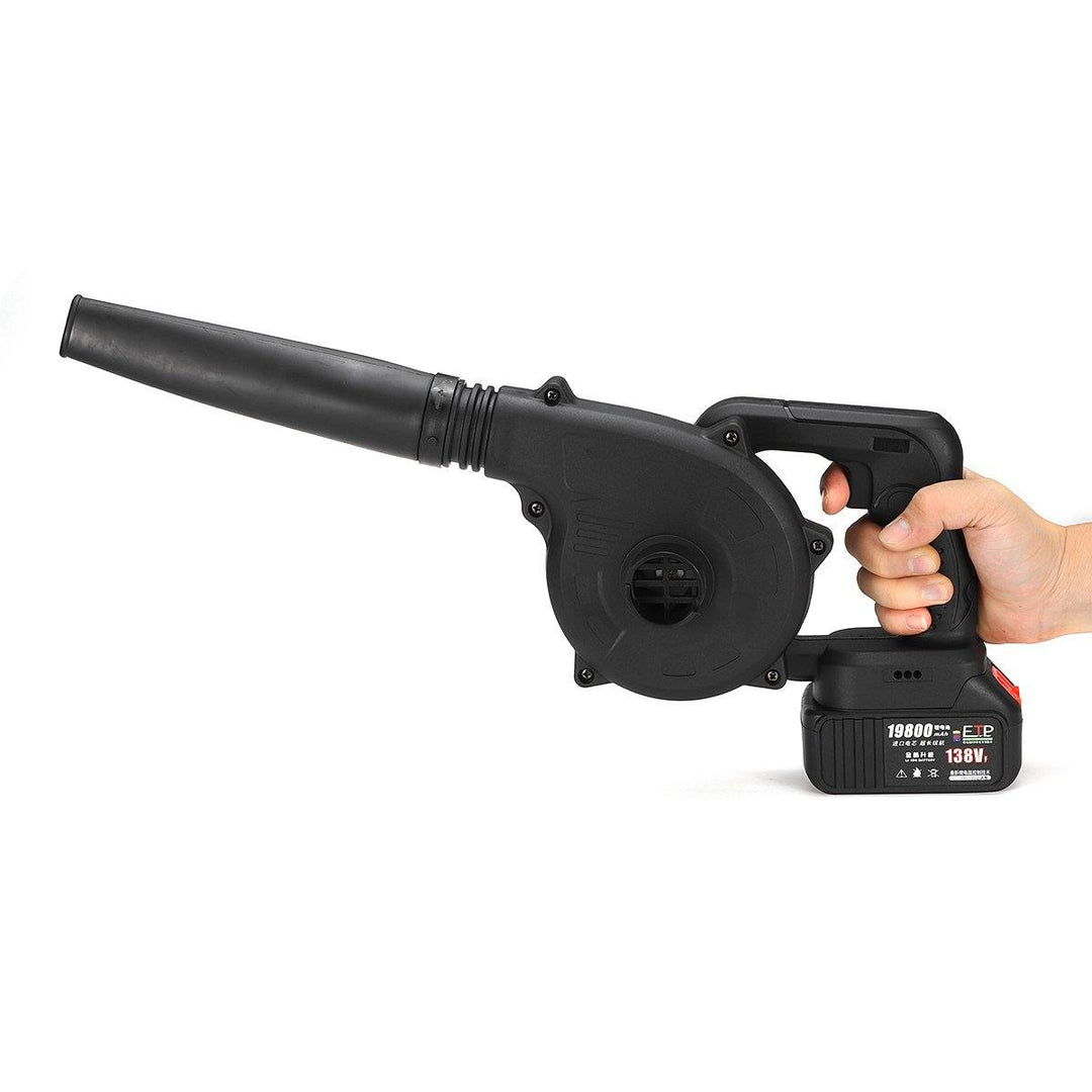 128VF 19800mAh 220V Electric Cordless Blower Stepless Speed Change Lithium Battery Sucking Dual-use Dust Computer cleaner Electric Turbo Fan - MRSLM