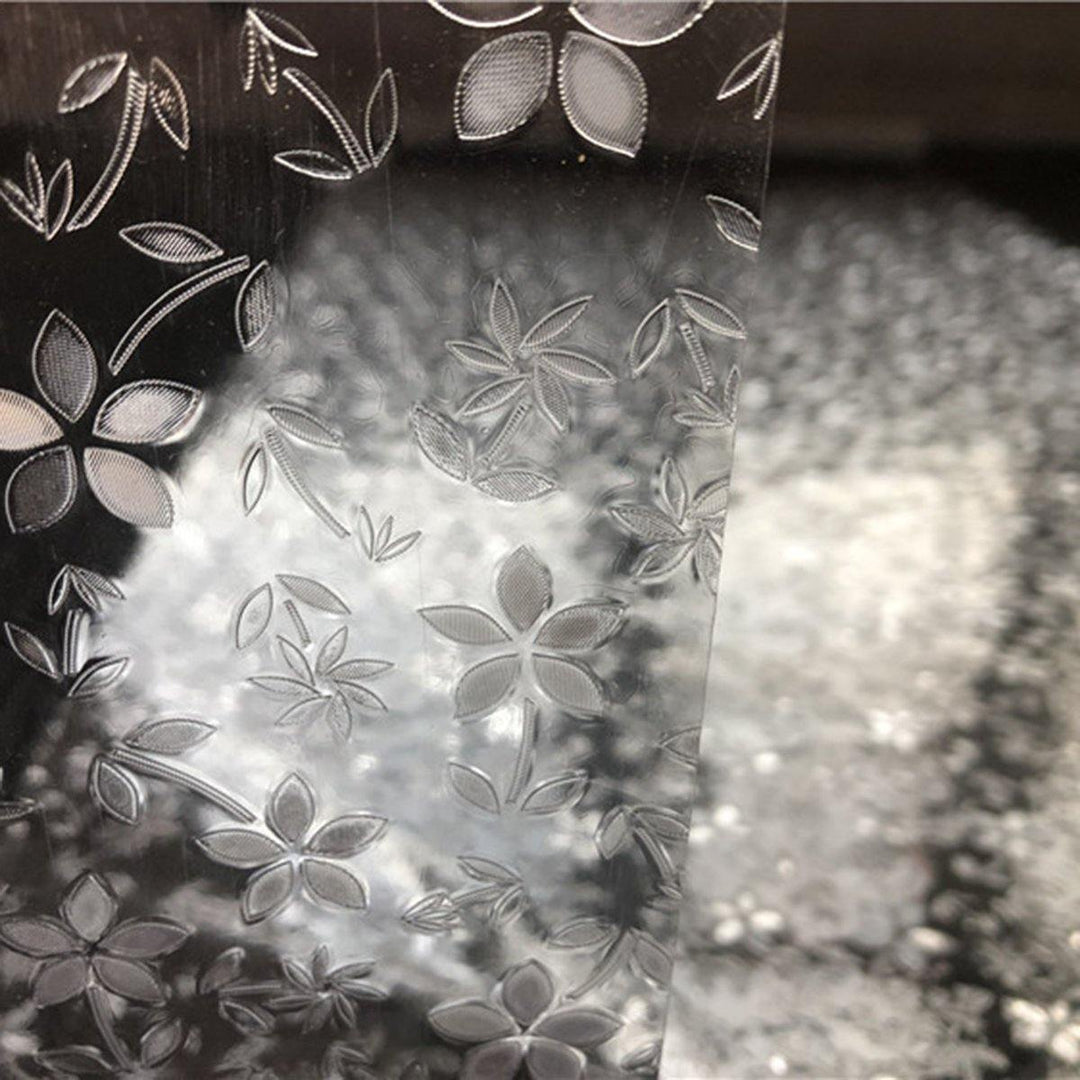 Frosted Window Film Flower Window Sticker Privacy Anti-UV Office Home Decoration - MRSLM