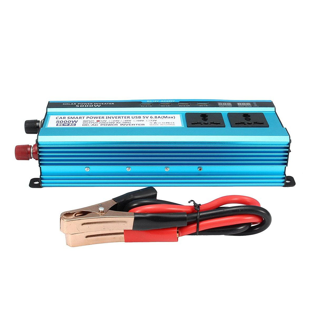 Solar Power Inverter 5000W Peak DC 12/24/48V To AC 220V Modified Sine Wave Converter - MRSLM