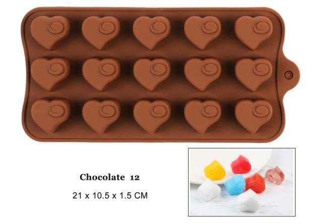 Silicone Chocolate Mold 29 Shapes Chocolate Baking Tools Non-stick Silicone Cake Mold - MRSLM