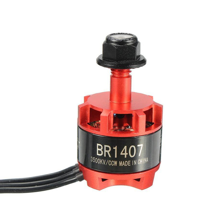 Racerstar Racing Edition 1407 BR1407 3500KV 2-3S Brushless Motor Red for 150 180 200 RC Drone FPV Racing - MRSLM