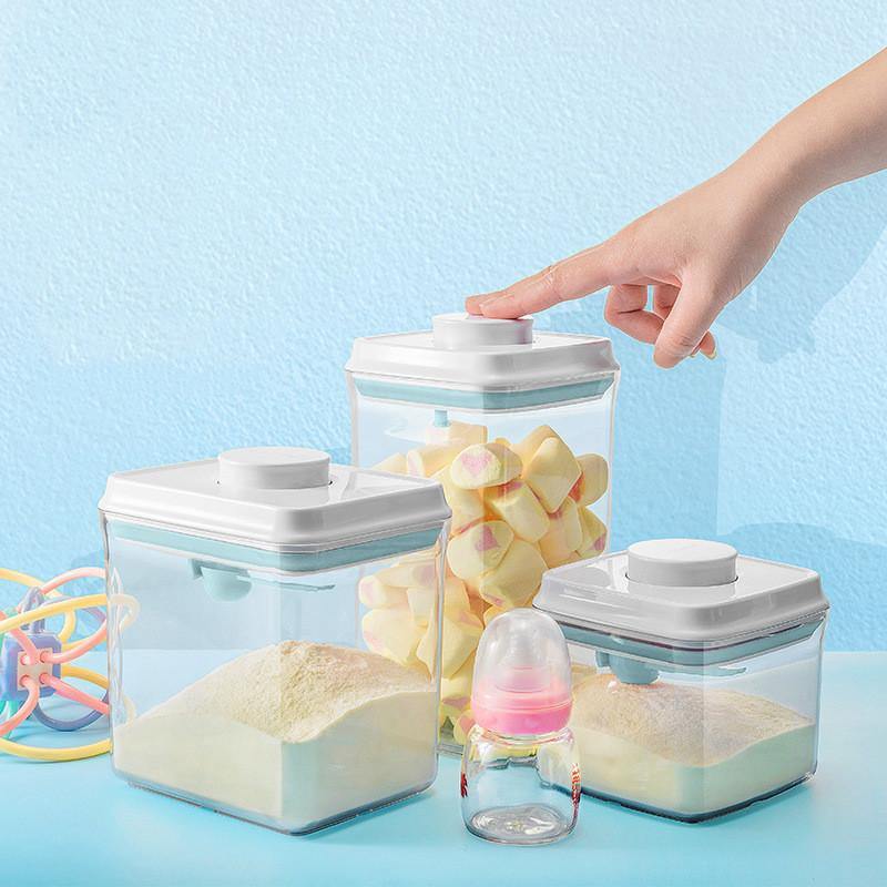 Transparent Milk Powder Box Sealed Container Moisture-proof Portable Large Capacity - MRSLM