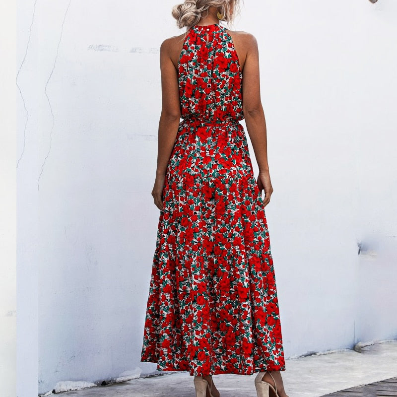 Floral Printed Long Dress