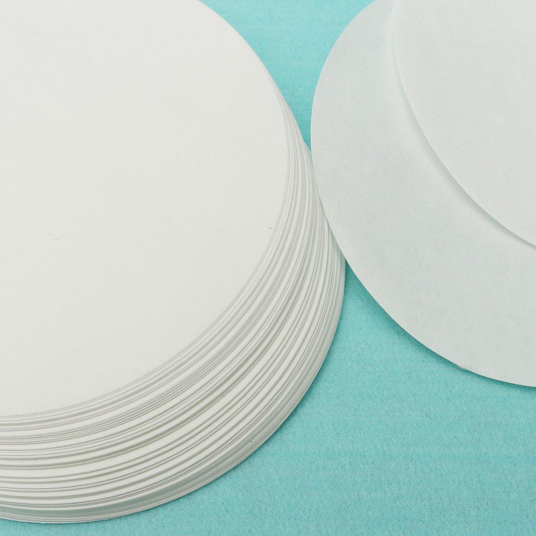 100Pcs/Set 7/9/11/15/18cm Qualitative Filter Paper Circular Funnel Filter Sheet Medium Speed 15-20um - MRSLM