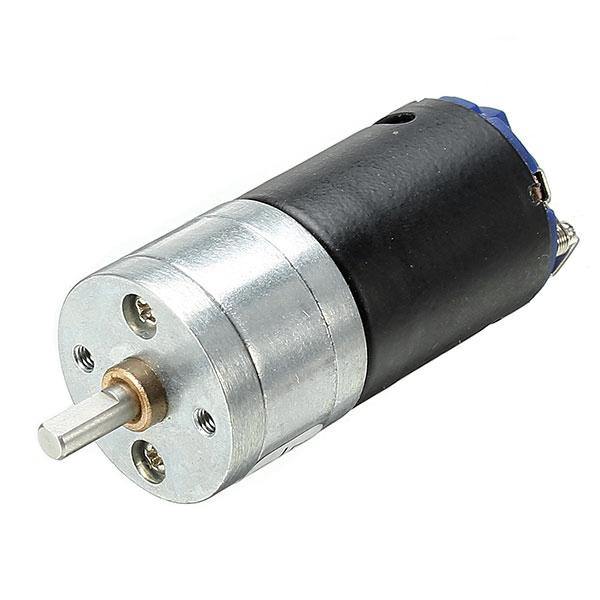 GM25-370 Motor DC 6.0/12.0V Black Brushed Motor 4mm Shaft Diameter Motor - MRSLM