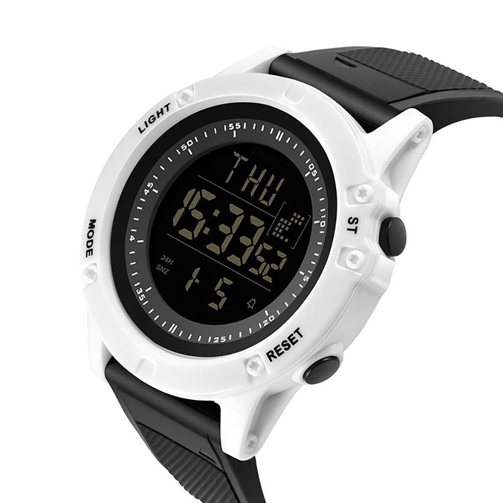 Outdoor Hiking Waterproof Backlight Sports Digital Men Wrist Watch Stopper Alarm - MRSLM