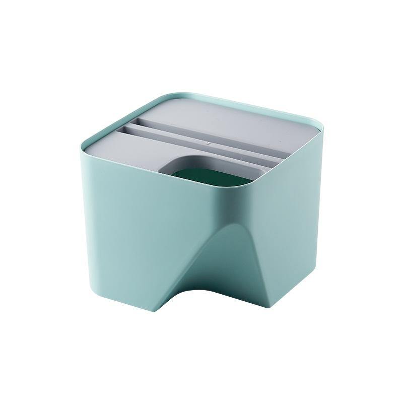 Kitchen Trash Can Recycle Bin Stacked Sorting Trash Bin Household Dry And Wet Separation Waste Bin Rubbish Bin for Bathroom - MRSLM