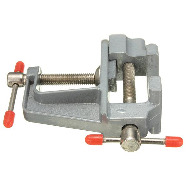 Aluminum Miniature Small Clamp On Table Bench Vise Tool - MRSLM