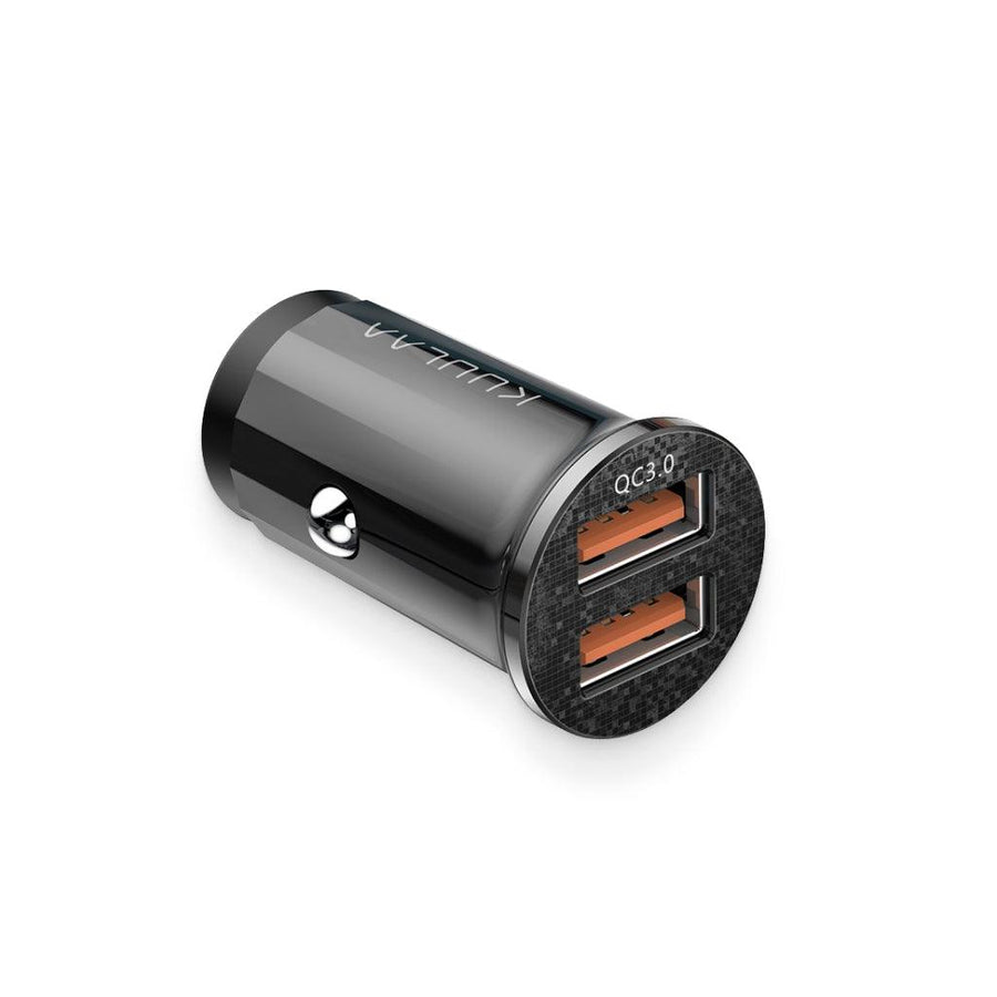 Black Quick-Charge Dual-USB Charger Port - MRSLM