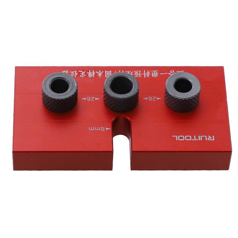 Triad Has Been Hole Punching Locator Round Wood Tenon Connector Opener Board Furniture Multifunctional Punching Tools - MRSLM