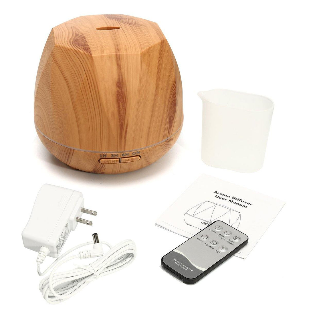 Wood Grain Ultrasonic Air Humidifier Aroma Remove Control - MRSLM