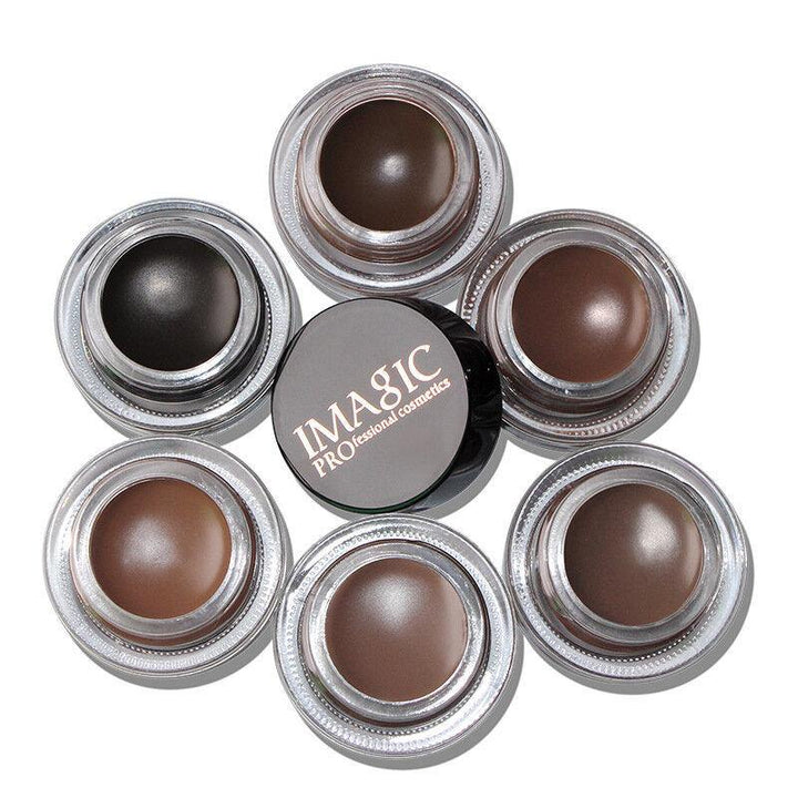 IMAGIC 6 Color Eyebrow Tint Makeup Waterproof Eyebrow Pomade Gel Enhancer Cosmetic Eye Makeup Eye Brow Cream - MRSLM