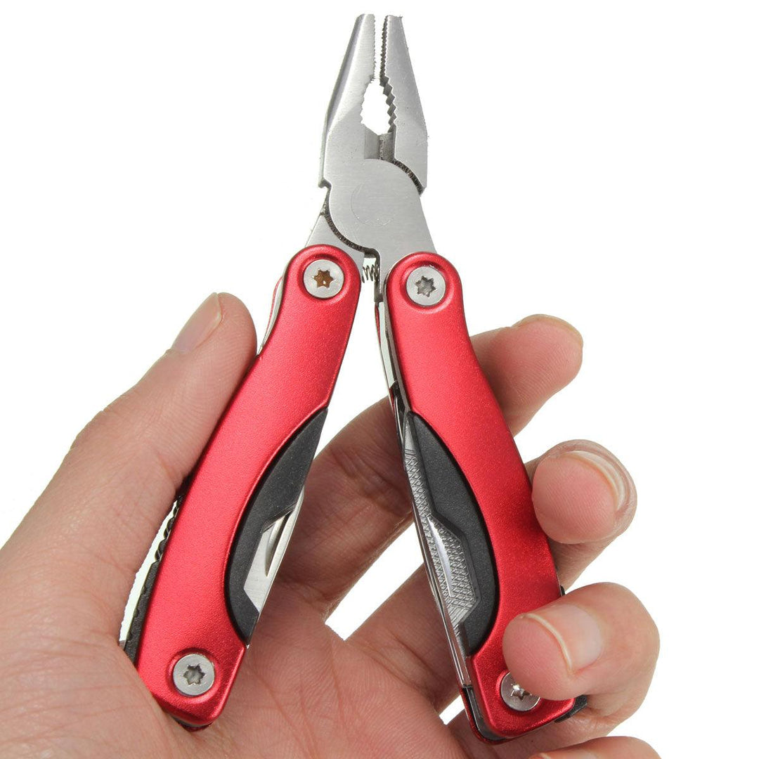 9 In 1 Portable Pocket Multitool Plier Survival Camping Travel Life Tools - MRSLM