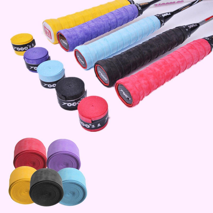 25×1100×0.75mm Anti Slip Tennis Racket Grip Tapes Badminton Racket Grip Tape Squash Tape - MRSLM