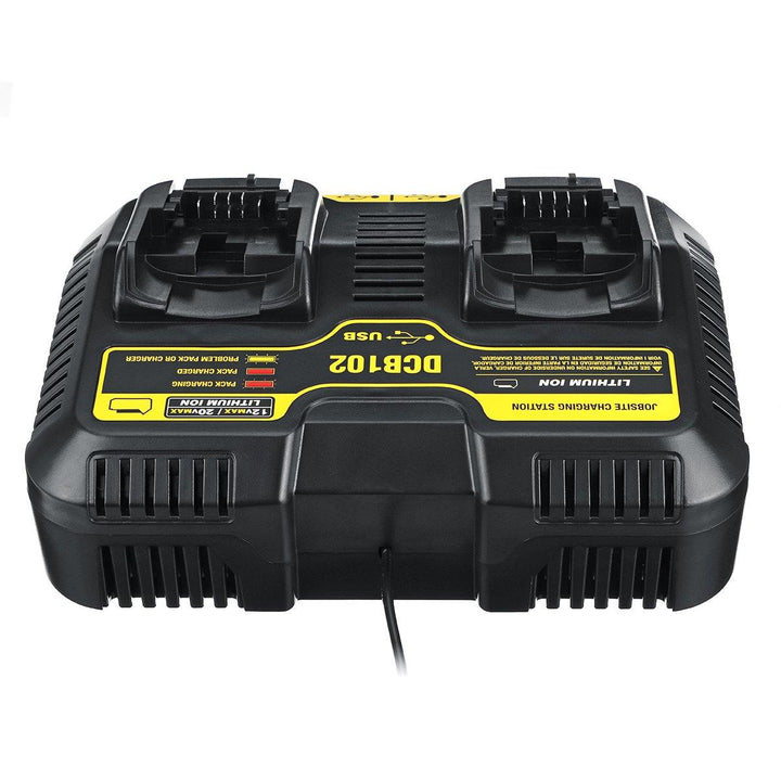 Dual Charger DCB200 DCB115 Lithium-Ion Battery DCB112 DCB105/015 Power Tool Battery Charger - MRSLM