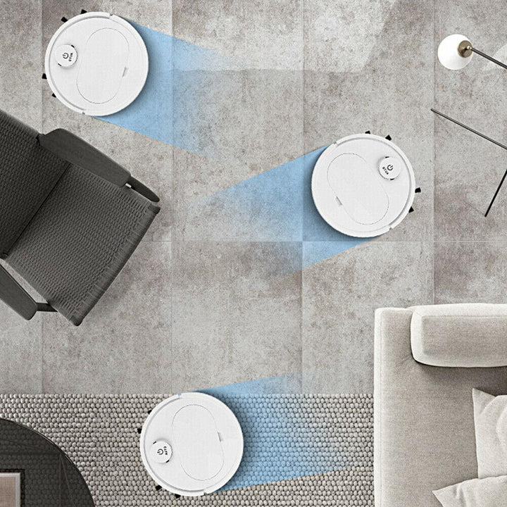 3 in 1 Robot Vacuum Cleaner App Remote Control Touch Auto Sweeping Dry Wet Mopping UV Sterilizaton - MRSLM