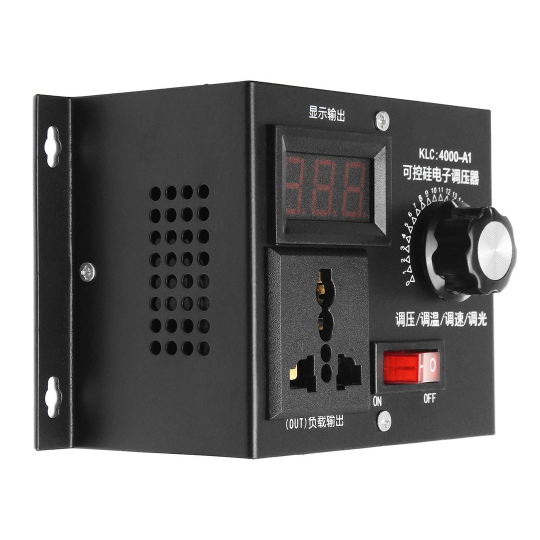 220V 4000W Universal Motor Speed Controller Variable Voltage Speed Regulator LED Display Motor - MRSLM