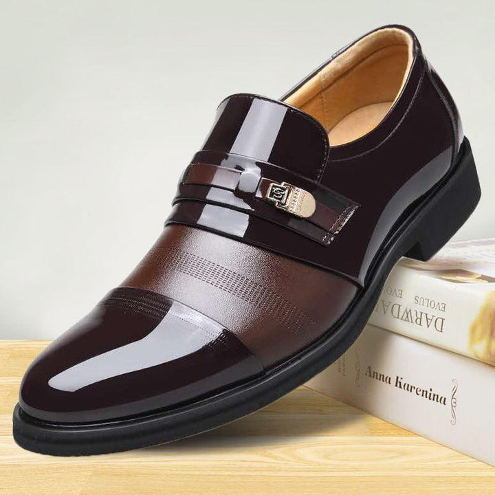 Men's formal business leather shoes - MRSLM