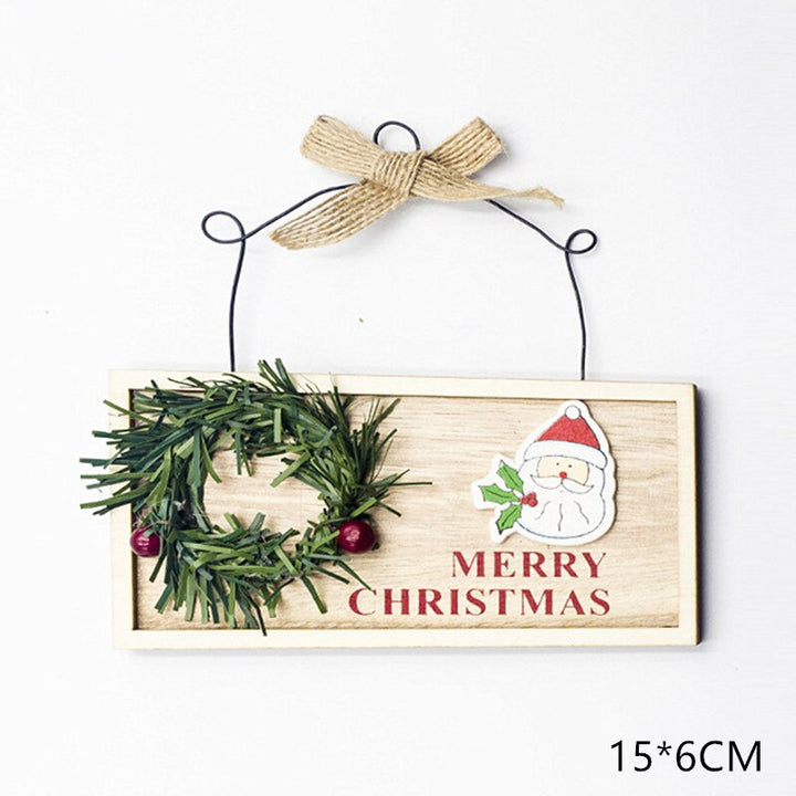 Wooden Christmas Tree Ornament