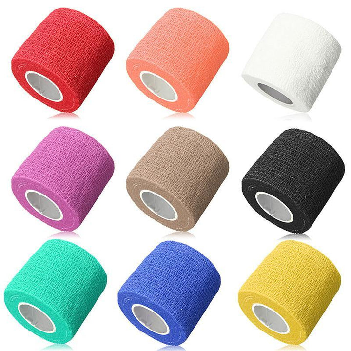 450x5cm Waterproof First Aid Self-Adhesive Elastic Bandage Muscle Care Gauze Tape - MRSLM