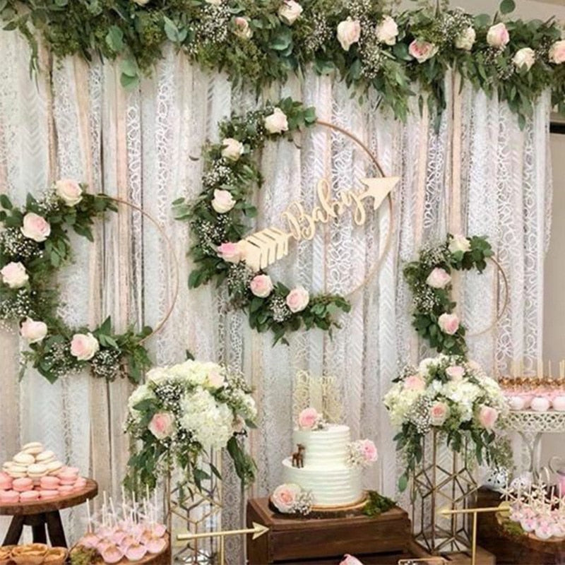 Beautiful Garland and Ring for Wedding Decor