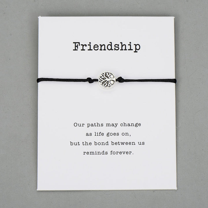 Friendship Card for Gift with Rope