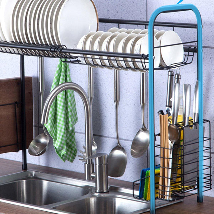 60/70/80/90cm 304 Stainless Steel Single Layer Rack Shelf Storage for Kitchen Dishes Arrangement - MRSLM