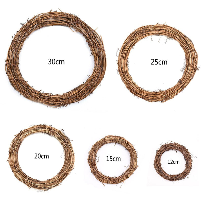 Natural Rattan Wreath for Wedding Decor