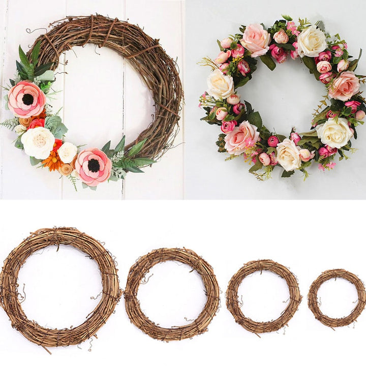 Natural Rattan Wreath for Wedding Decor