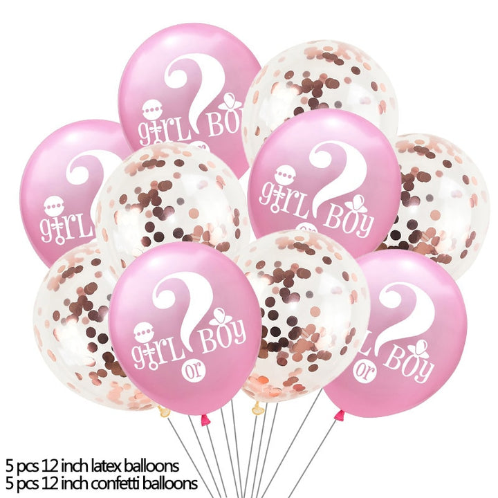 Gender Reveal Party Tableware Set & Decorations