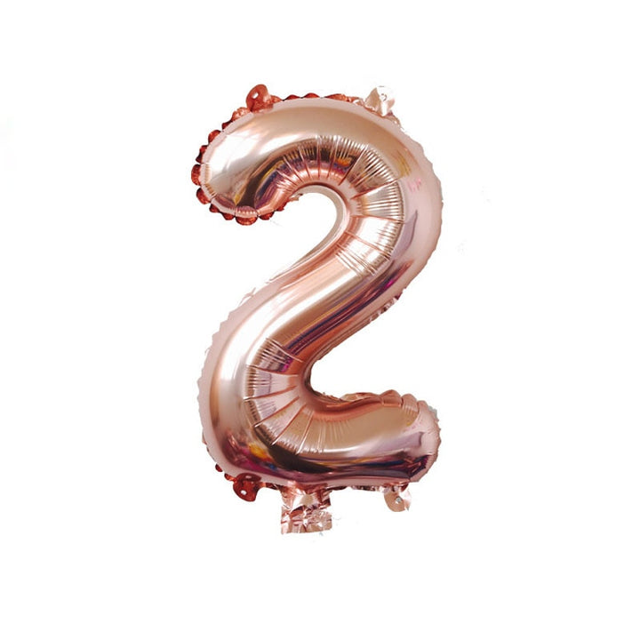 Number Shaped Foil Balloons for Birthday Party