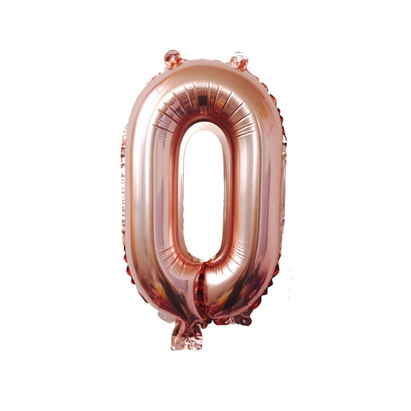 Number Shaped Foil Balloons for Birthday Party