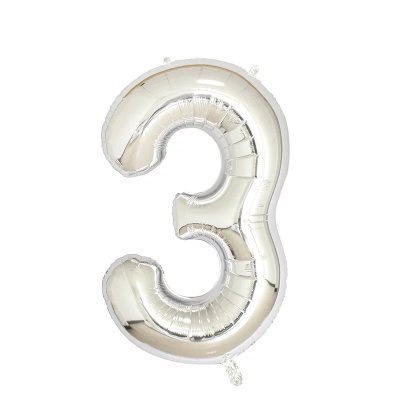 Number Shaped Foil Balloons for Birthday Party