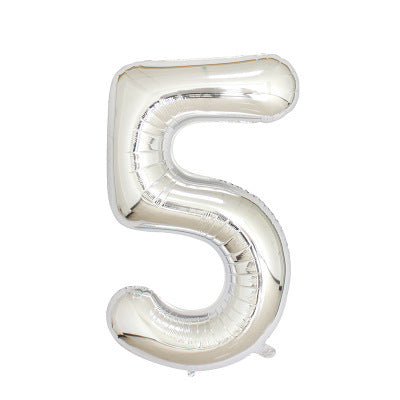 Number Shaped Foil Balloons for Birthday Party