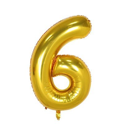 Number Shaped Foil Balloons for Birthday Party