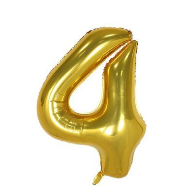 Number Shaped Foil Balloons for Birthday Party