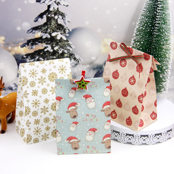 Snowflakes Christmas Gift Box 6 Pcs Set