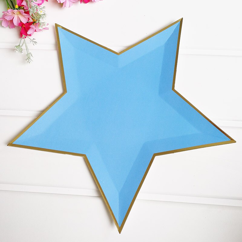 Star Shaped Paper Plates