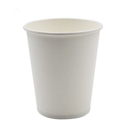 Pure White Disposable Paper Cups 20 - 100 pcs Set