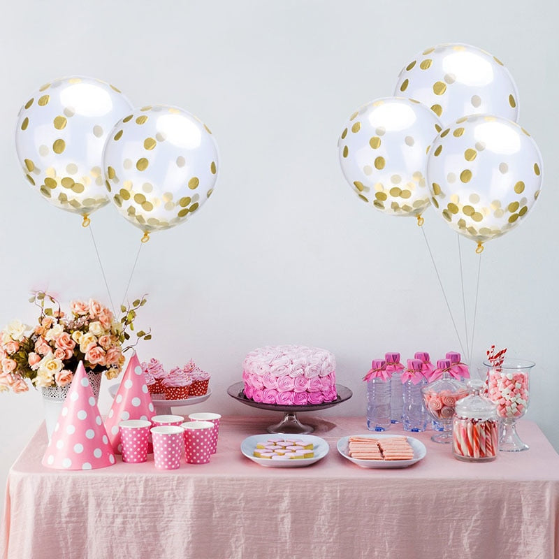 Confetti Balloons for Party Decoration 5 pcs/Set