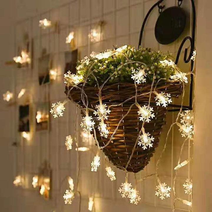 Warm White Rattan Ball LED String Light