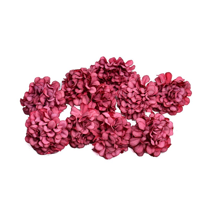 Artificial Hydrangea Flowers for Party 10 Pcs Set